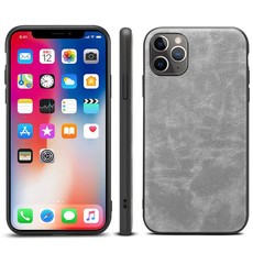 iPhone 11 Pro Leather Back Shockproof Case - Premium Feel