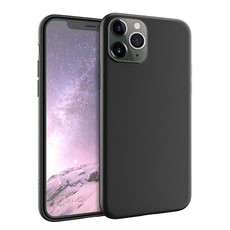 iPhone 11 Pro Max Slim Fit Shockproof Anti-Fingerprint Case-Black