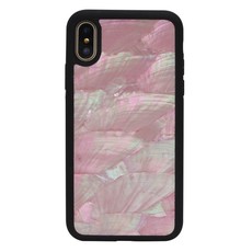 iPhone X Real Seashell Cover - Pink