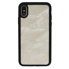 iPhone X Real Seashell Cover - White