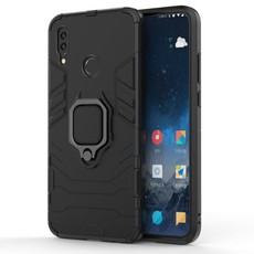 Dual Shockproof Tiger Armor Case for Huawei P Smart 2019 Black