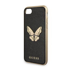 Guess - Patch Butterfly Saffiano Hard Case for iPhone 8