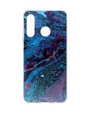 Hey Casey! Protective Case for Huawei P30 Lite - Cobalt Galaxy Marble