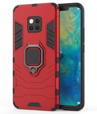 Kickstand Ring Stand Armor Case for Huawei Mate 20 Pro Red