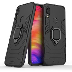 Kickstand Ring Stand Tiger Armor for Xiaomi Redmi Note 7 Black