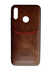 Klass Huawei P Smart 2019 Leather Case Cover with ID Credit Card Slot