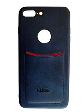 Klass iPhone 8 Plus + Leather Case Cover with ID Credit Card Slot Holder