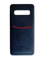 Klass Samsung S10 Leather Case Cover with ID Credit Card Slot Holder