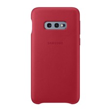 Leather Cover for Samsung Galaxy S10 E - Red