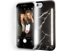 LuMee DUO for iPhone 8 - Black Marble