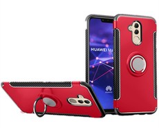 Magnetic Kickstand Ring Stand Case for Huawei Mate 20 Lite Red