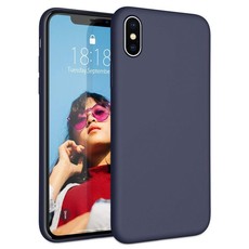 Meraki Protect - Navy Liquid Silicone Case for iPhone X & Xs