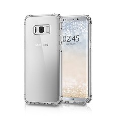 Nexco Shockproof Cover Case for Samsung S8 Plus - Clear Transparent