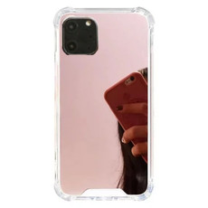 Pink Mirror Back Phone Case for iPhone 11