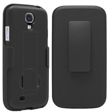 PureGear Samsung S4 Case with Kickstand And Holster - Black