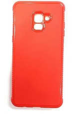 Red Back Cover/Pouch for Samsung Galaxy A8 Plus