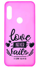 RedDevil Huawei P30 Lite Engraved Back Cover - Love Never Fails Pink