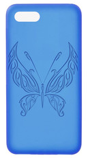 RedDevil iPhone 5G Engraved Back Cover - Butterfly Blue