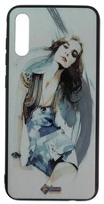 RedDevil Samsung A70 Protective Fashion Back Cover - Camo Girl