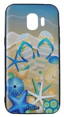 RedDevil Samsung Grand Prime Pro Protective Back Cover - Seashells on Beach