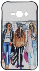 RedDevil Samsung J1 Ace Protective Fashion Back Cover - 3 Girls Shopping