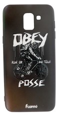 RedDevil Samsung J6 2018 Protective Fashion Back Cover - Obey Posse