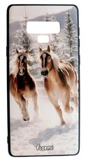 RedDevil Samsung Note 9 Protective Fashion Back Cover - Snow Horses