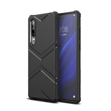 Rhombus Patterned Shockproof Case for Huawei P30