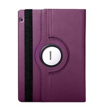 Rotate Case Stand For Huawei MediaPad T5 Purple