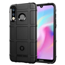 Rugged Shield Armor Matte Case for Huawei P30 Lite Black