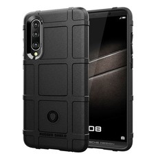 Rugged Shield Matte Cover for Huawei P30 Black