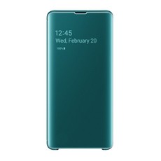 Samsung Galaxy S10 + Clear View Cover- Green