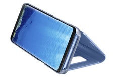 Samsung Galaxy S8 Standing Clear View Cover - Blue