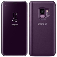 Samsung Galaxy S9 Clear View Stand Cover Case - Violet