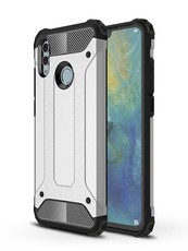 Shockproof Armor Case for Huawei P Smart 2019 Silver