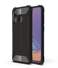 Shockproof Armor Case for Samsung A20 Black