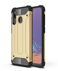 Shockproof Armor Case for Samsung A20 Gold