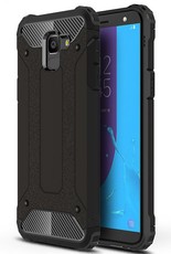 Shockproof Armor Case for Samsung Galaxy J6 - Black