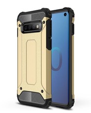 Shockproof Armor Case for Samsung S10 Gold