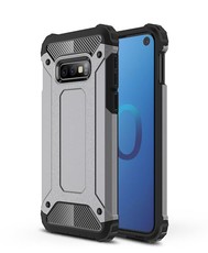 Shockproof Armor Case for Samsung S10 Lite Silver