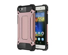 Shockproof Armor Hard Protective Case For Huawei P8 Lite - Rose Gold