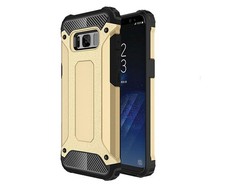 Shockproof Armor Hard Protective Case For Samsung Galaxy S8 - Gold