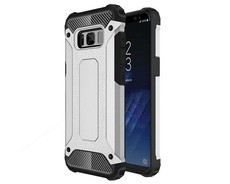 Shockproof Armor Hard Protective Case For Samsung Galaxy S8 Plus - Silver