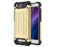 Shockproof Armor Hard Protective Case For Xiaomi Redmi 4A - Gold