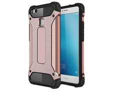 Shockproof Protective Armor Case for Huawei P9 Lite - Rose Gold