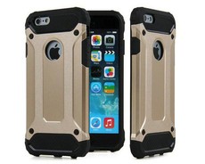 Shockproof Protective Armor Case for iPhone SE, 5S & 5 - Gold