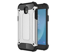 Shockproof Protective Armor Case for Samsung J5 Pro 2017 - Silver