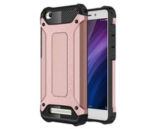 Shockproof Protective Armor Case for Xiaomi Redmi 4A - Rose Gold