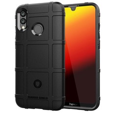 Shockproof Rugged Shield Case for Huawei P Smart 2019 Black