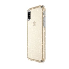 Speck Presidio Glitter Case for Apple iPhone XS/X - Clear/Gold